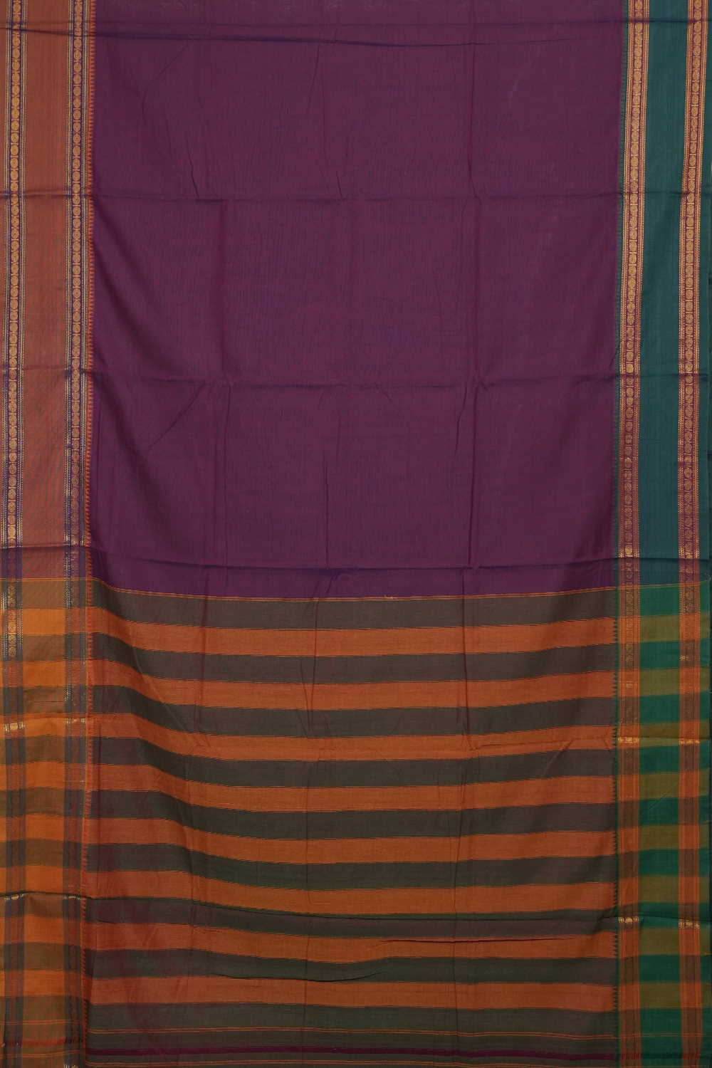 Dual Shaded Purple with Pink Narayanpet Cotton saree