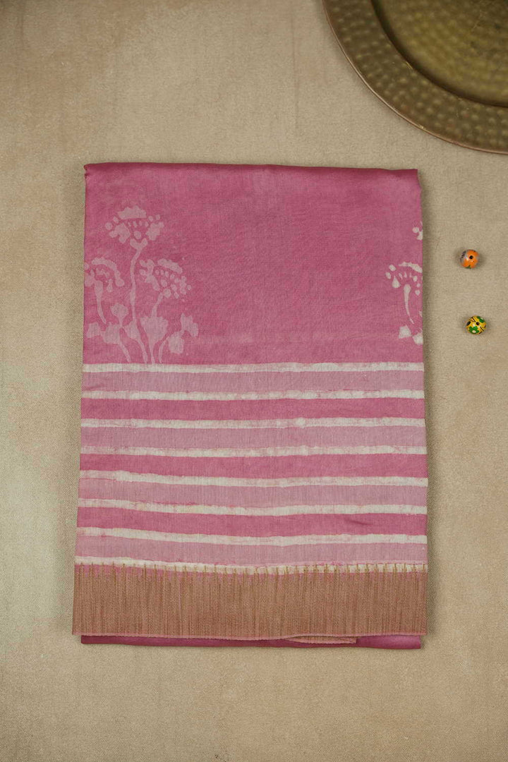 Printed Silk Cotton Saree-Matkatus