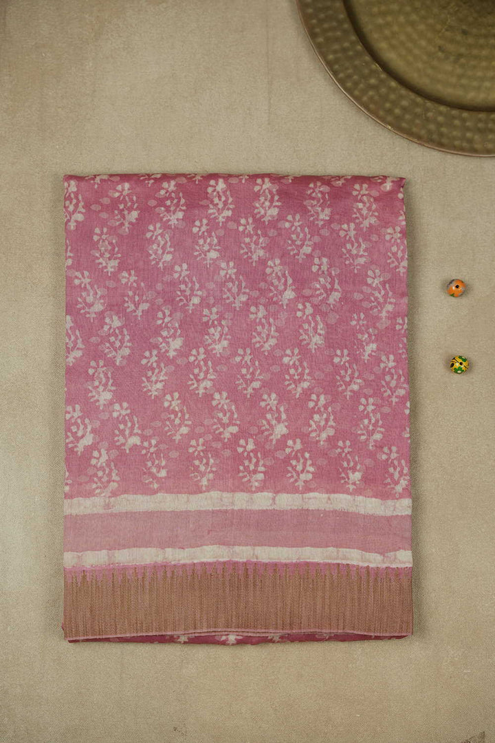 Printed Silk Cotton Saree-Matkatus