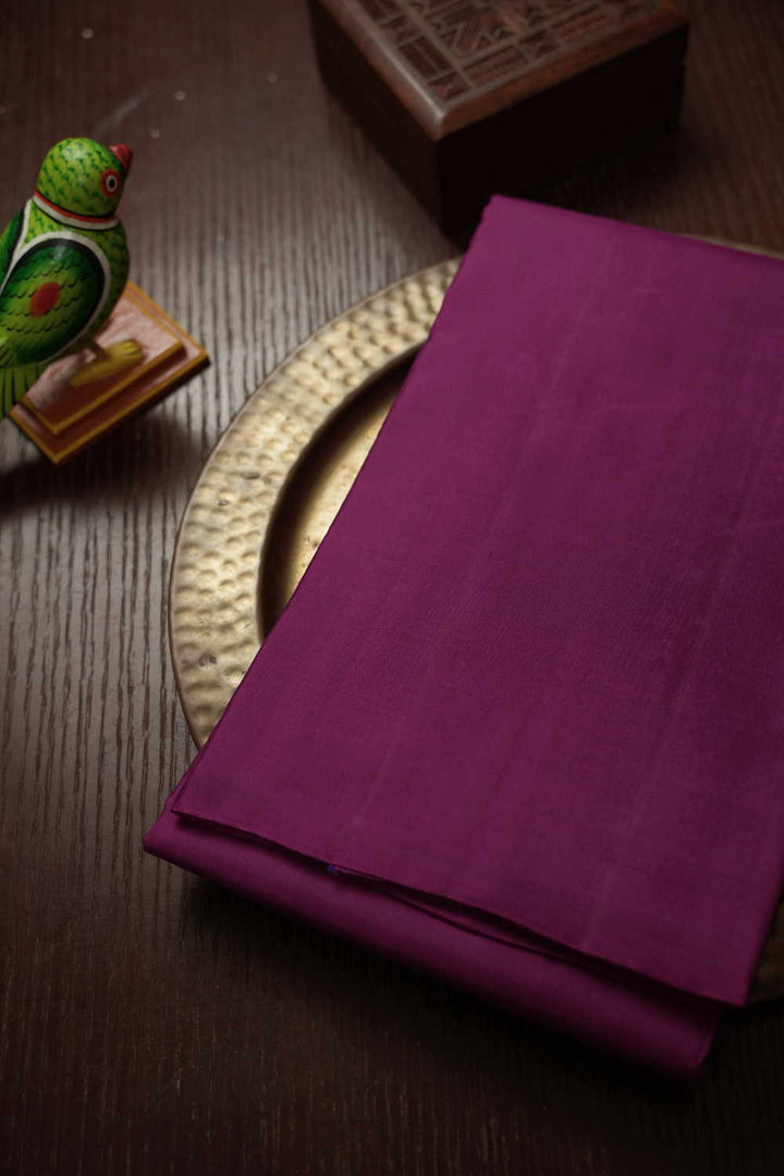 Magenta Pink Kanchipuram Silk Saree