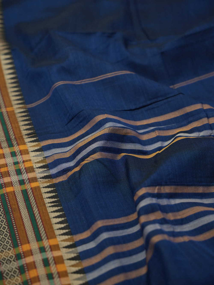 Royal Blue Narayanpet Cotton saree