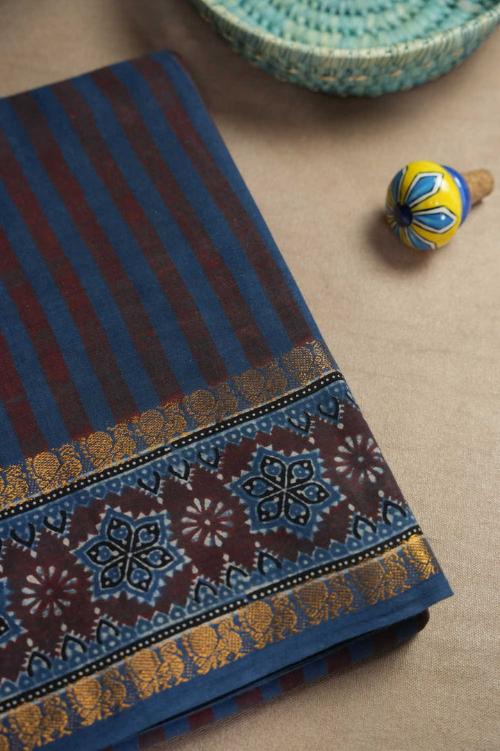 Ajrak Cotton Sarees - Matkatus