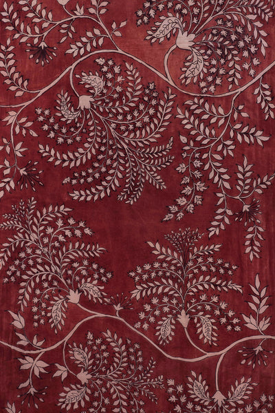 Painted Kalamkari Saree - Matkatus 