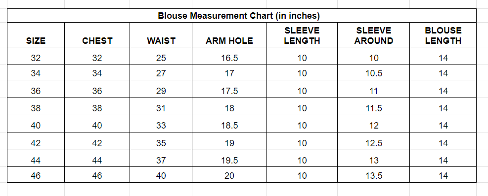 Smriti - Blouse Pattern 2