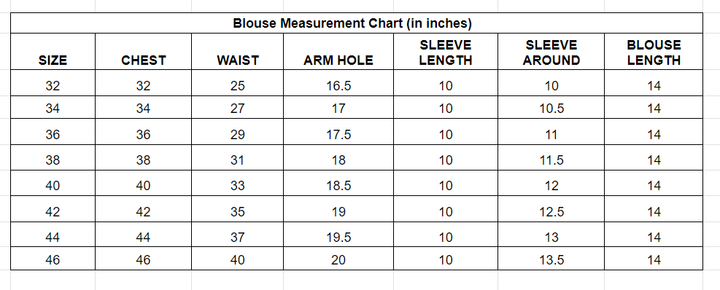 Smriti - Blouse Pattern 2