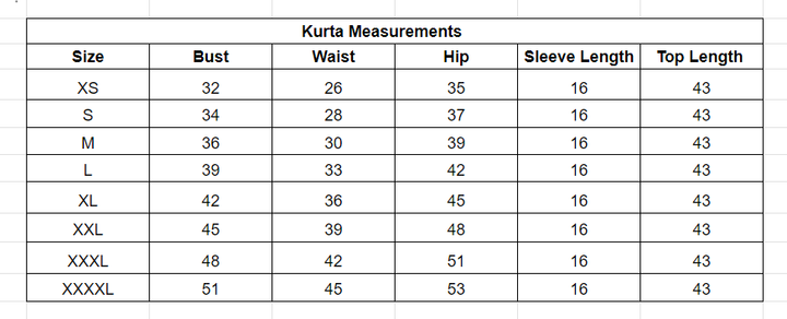 Kurta Pattern 1