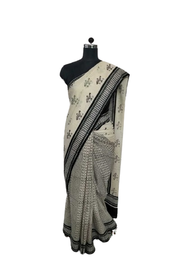 Block Printed Sarees - Matkatus 