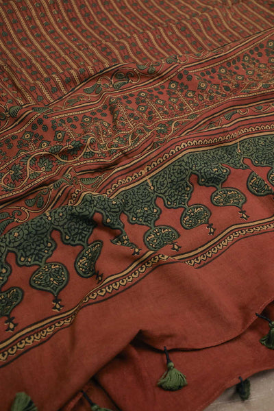 Block Printed Dupattas - Matkatus  