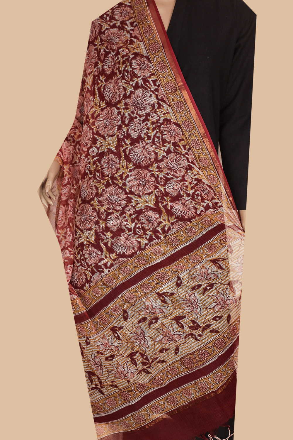 Kota Cotton Dupatta - Matkatus