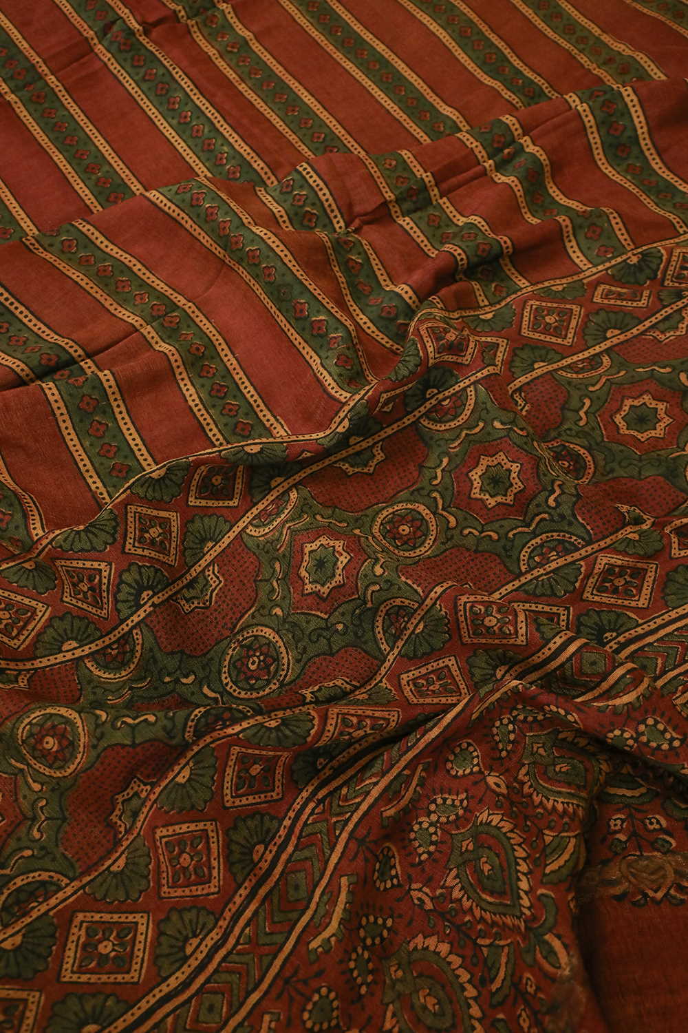 Block Printed Dupattas -Matkatus 