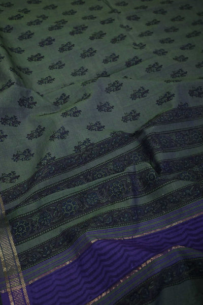 Block Printed Cotton Dupatta - Matkatus  