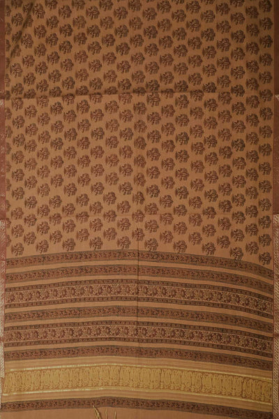 Block Printed Cotton Dupatta - Matkatus  