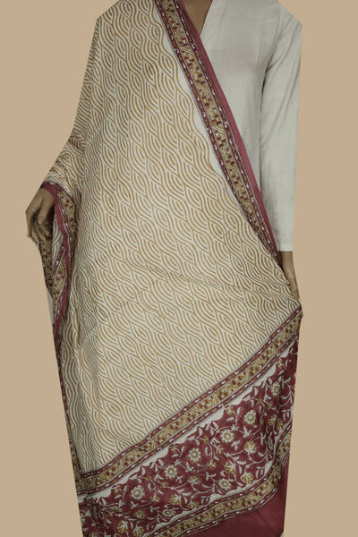 Block Printed Dupattas - Matkatus