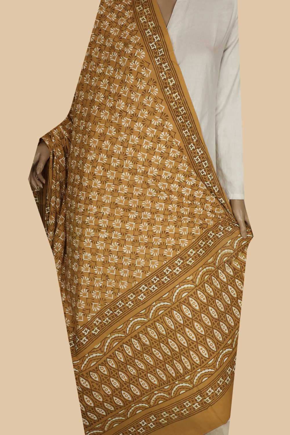 Block Printed Dupattas - Matkatus