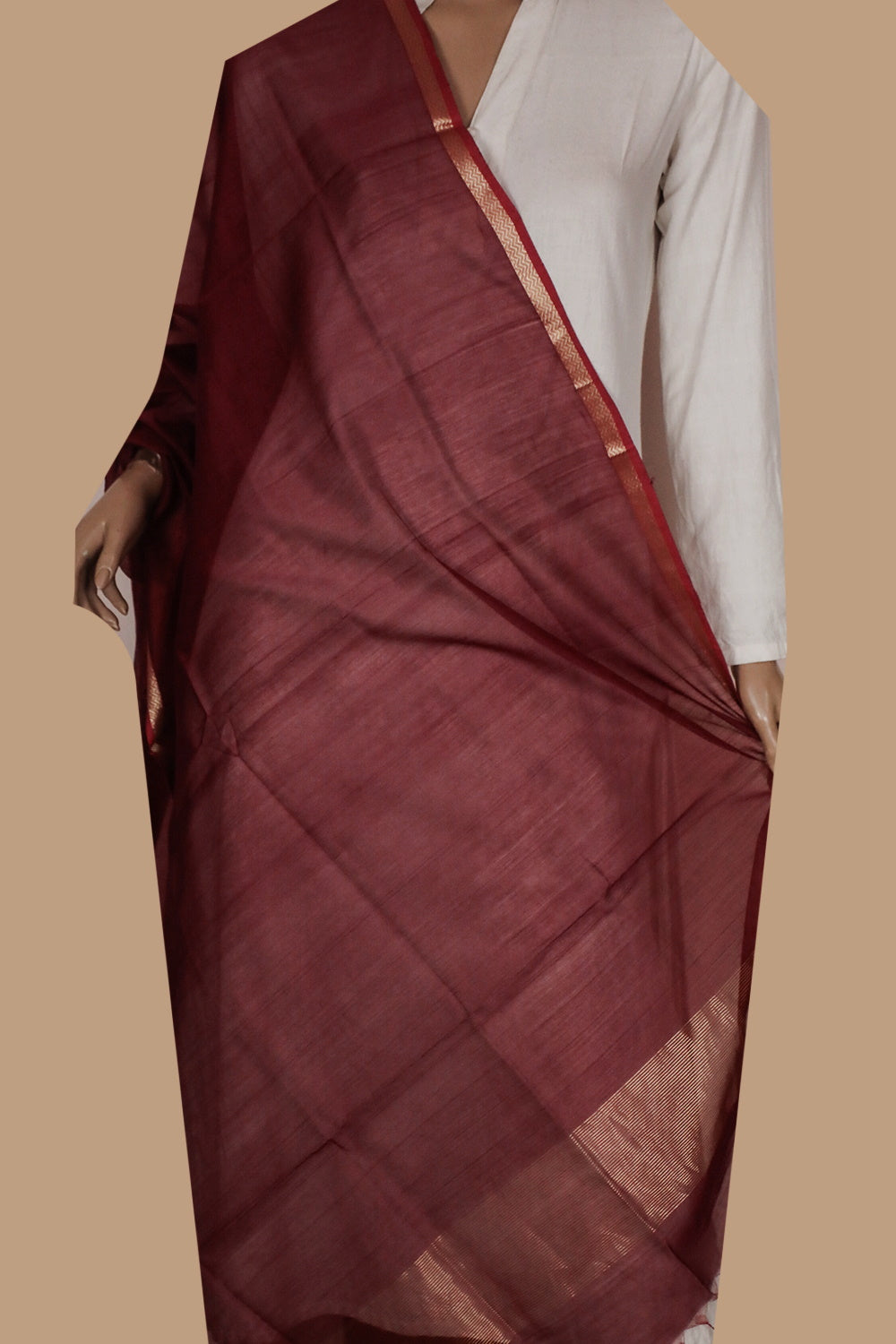 Dupattas - Buy Handwoven Maheshwari Silk Cotton Dupattas - Matkatus