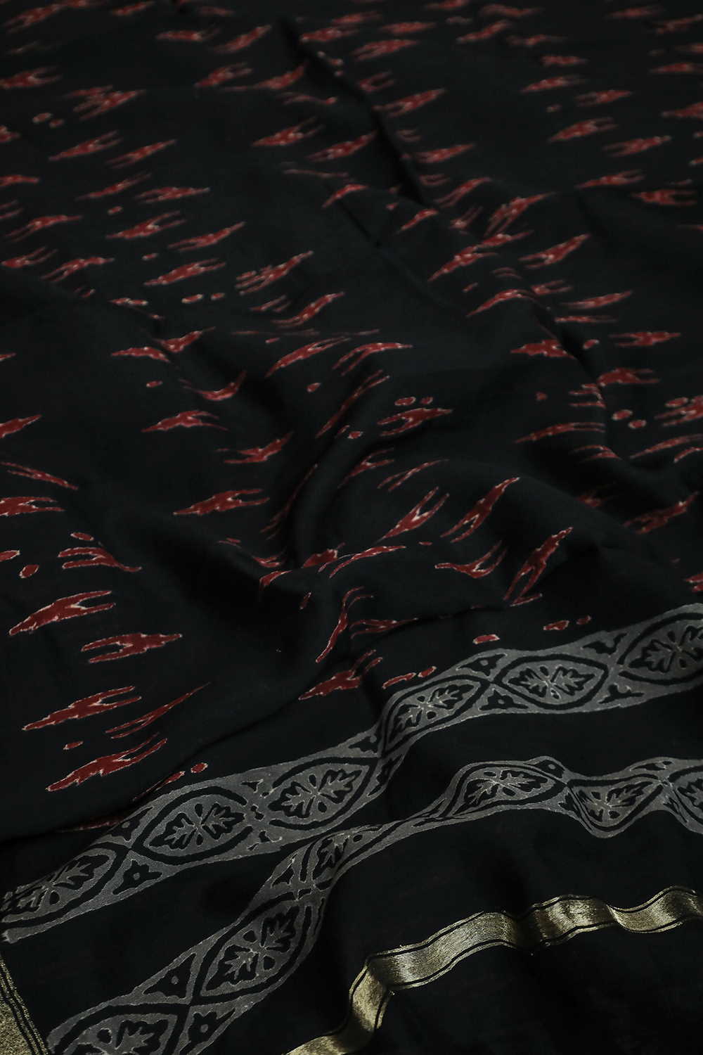 Silk Cotton Dupattas-Matkatus 