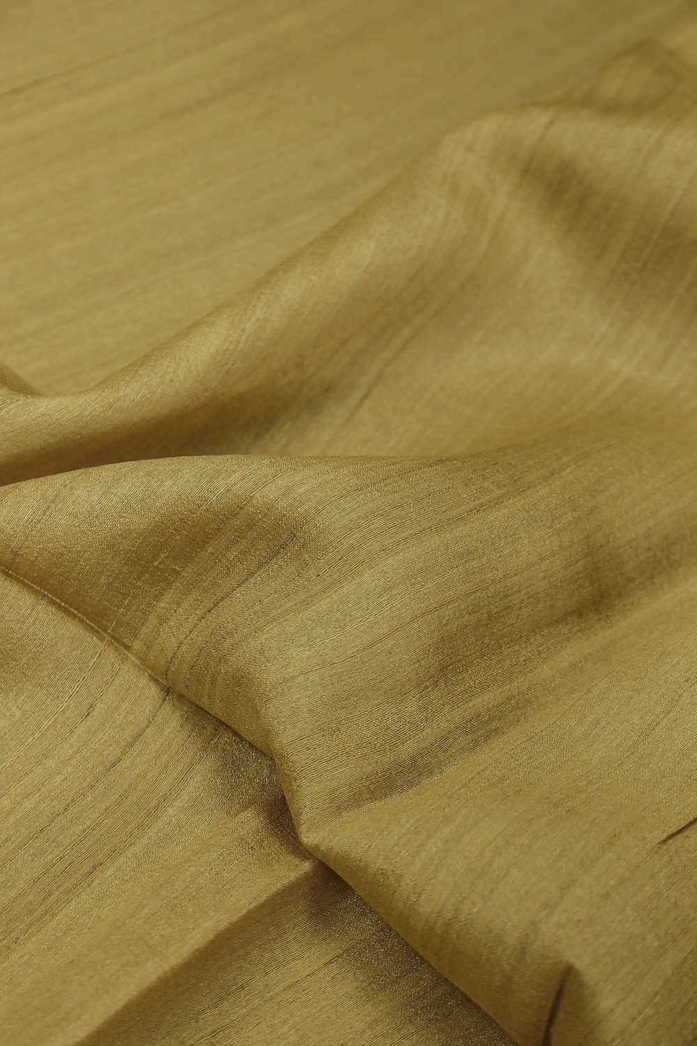 Yellow Handwoven Gicha Tussar Fabric