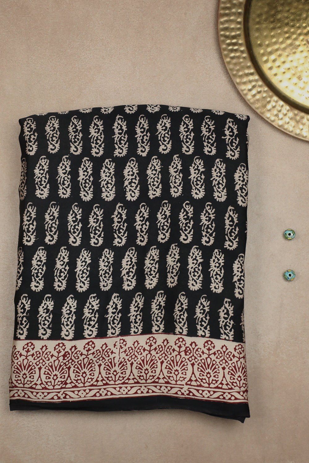 Block Printed saree-Matkatus 