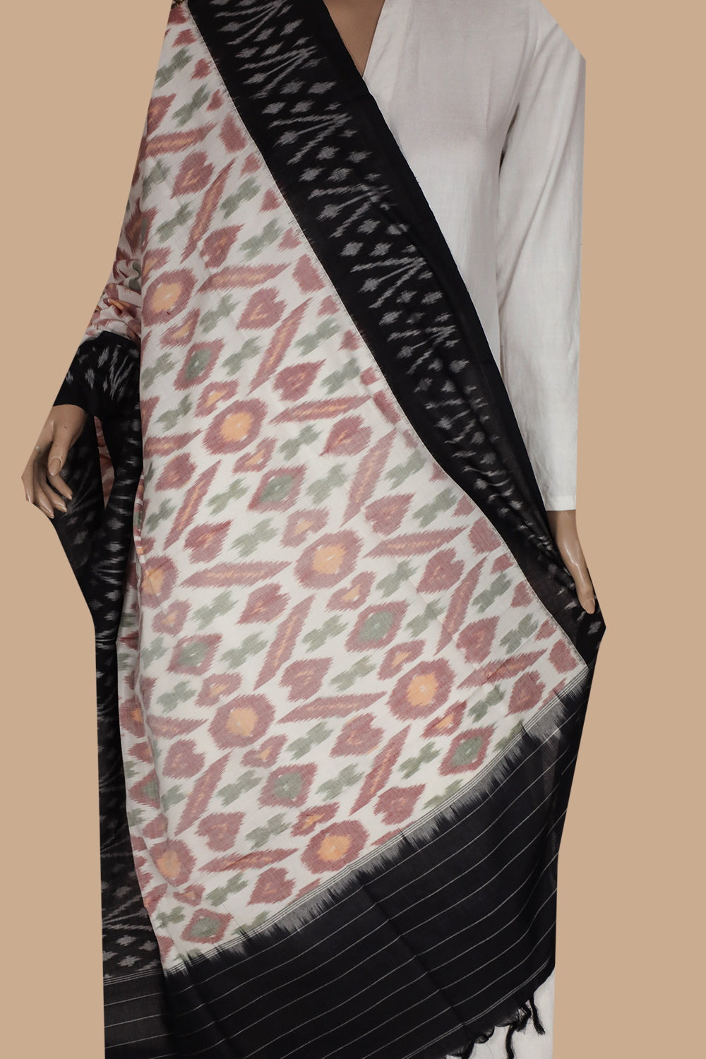 Ikkat Dupattas Buy Ikat Cotton Dupatta online in India from Matkatus