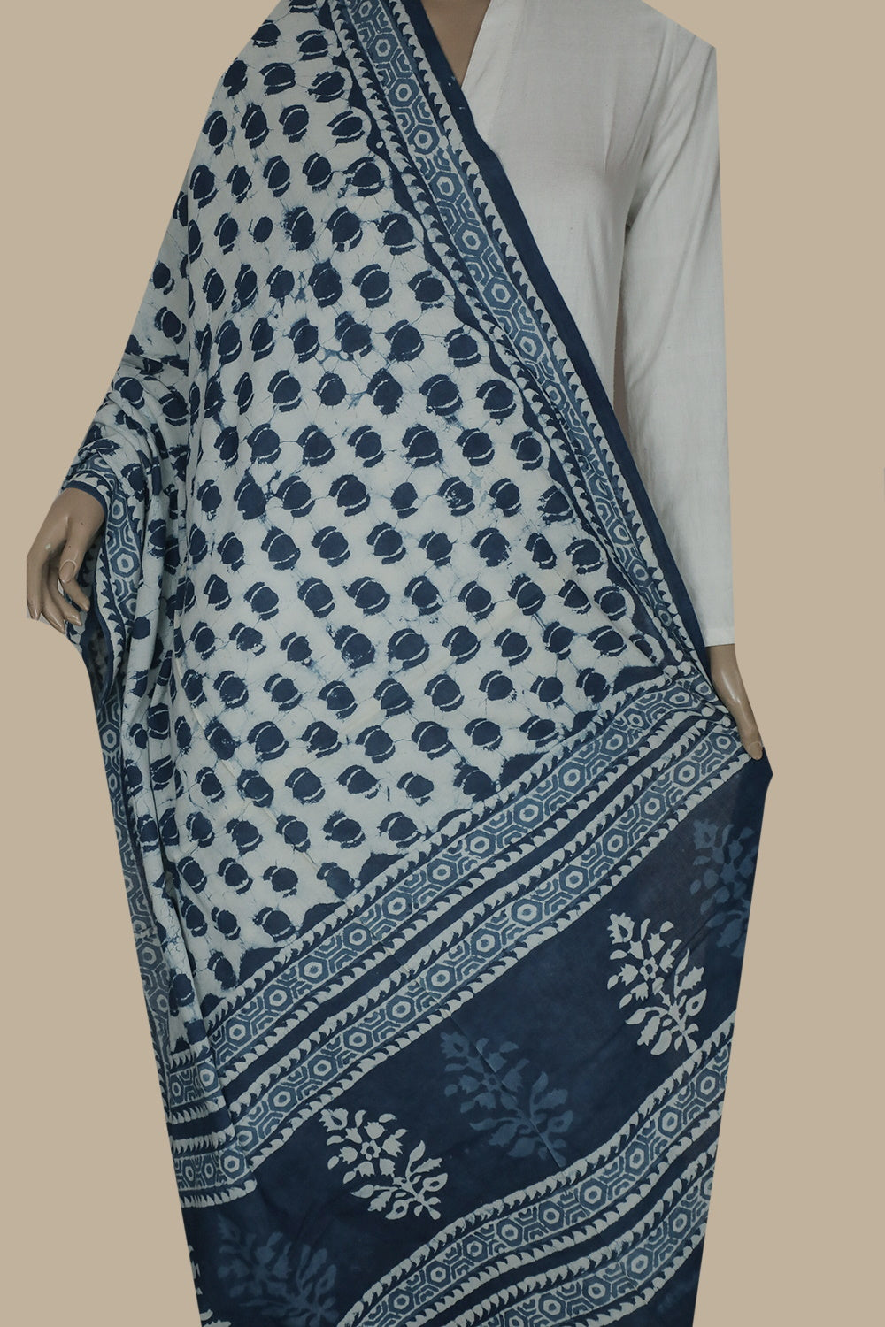 Mul Cotton Dupatta - Matkatus 