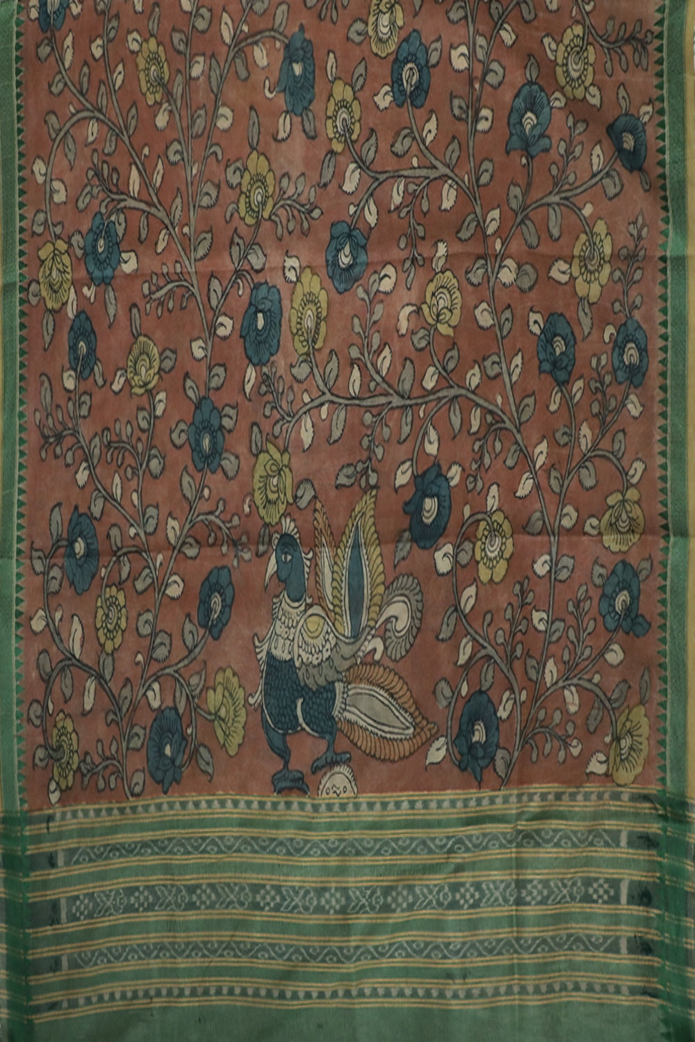 Painted Kalamkari Dupatta-Matkatus 