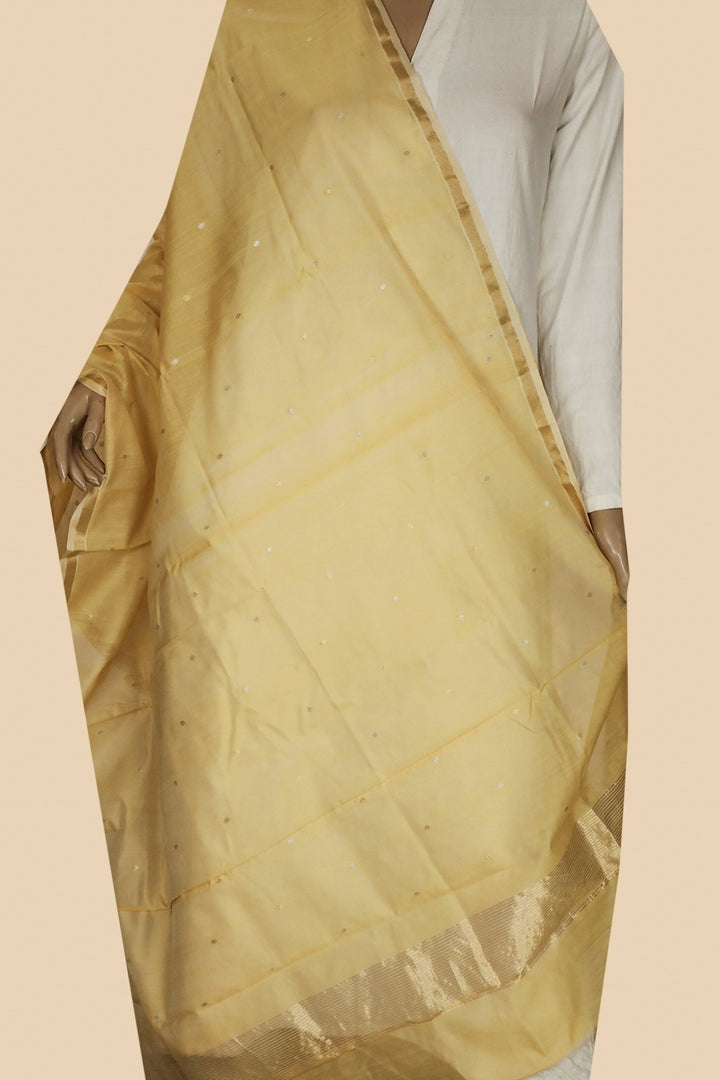 Handwoven Chanderi Dupatta - Matkatus