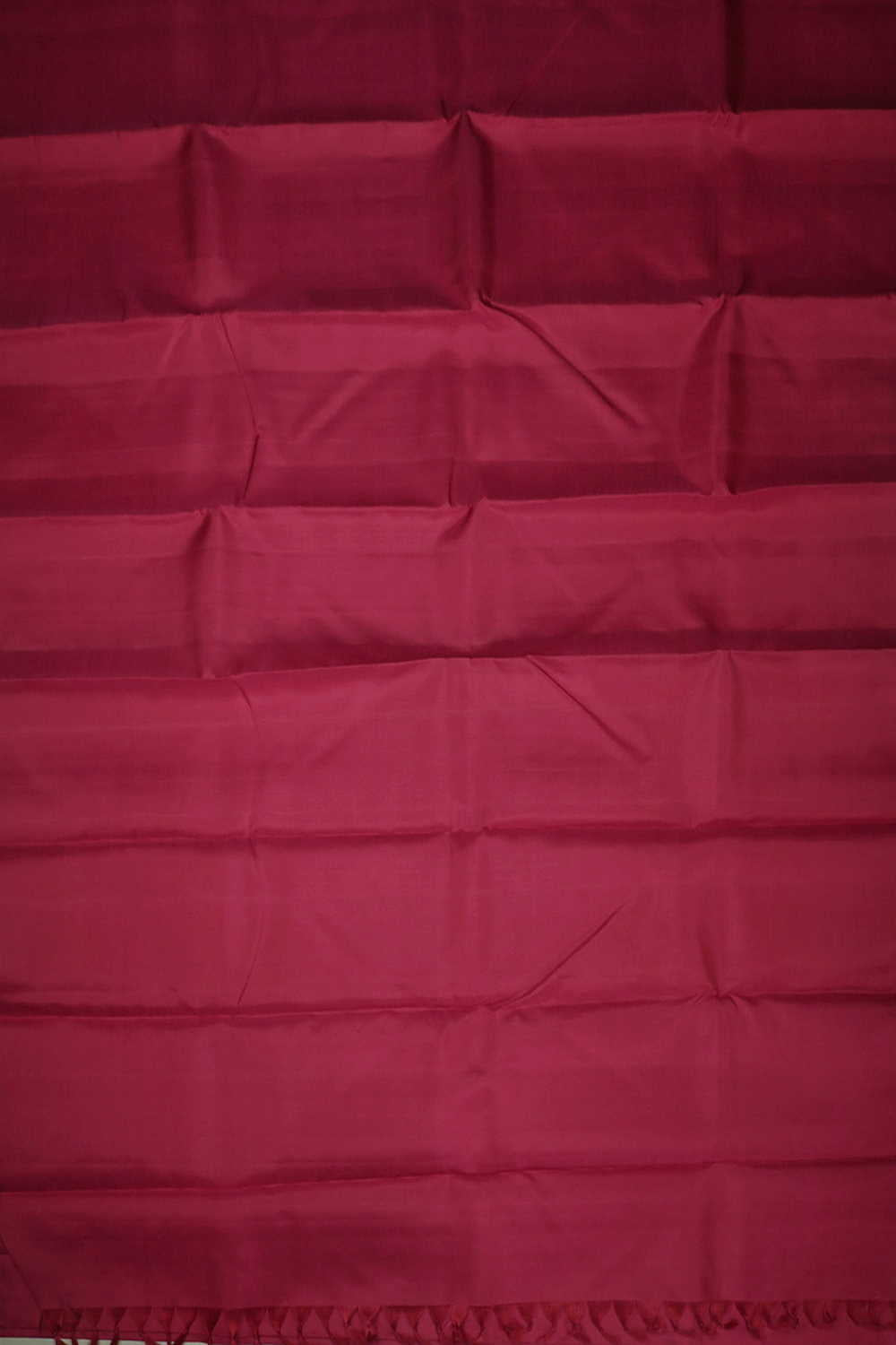 Plain Reddish Pink Kanchipuram Silk saree