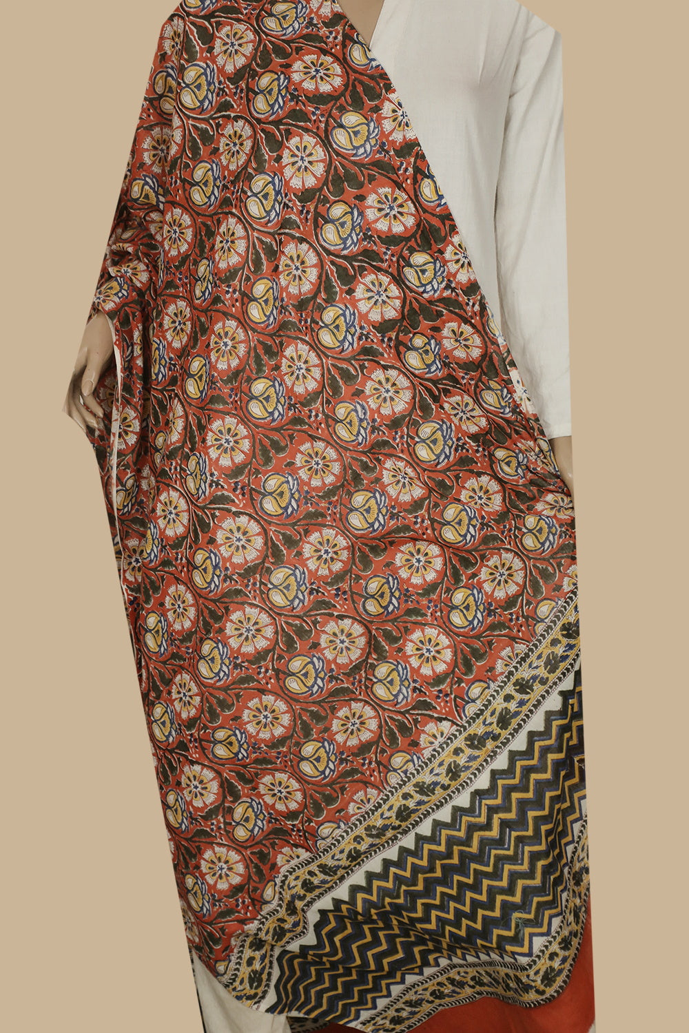 Block Printed Dupattas - Matkatus