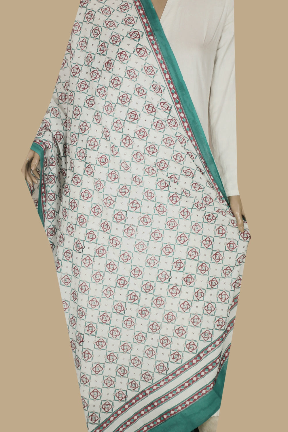 Block Printed Dupattas - Matkatus