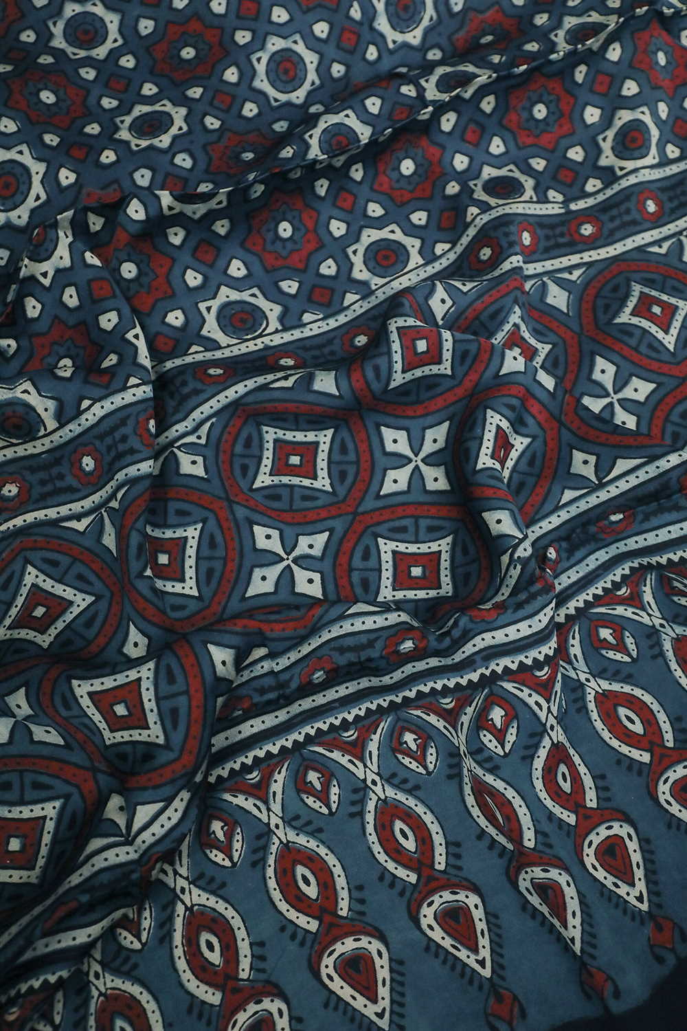 Block Printed Dupattas - Matkatus  