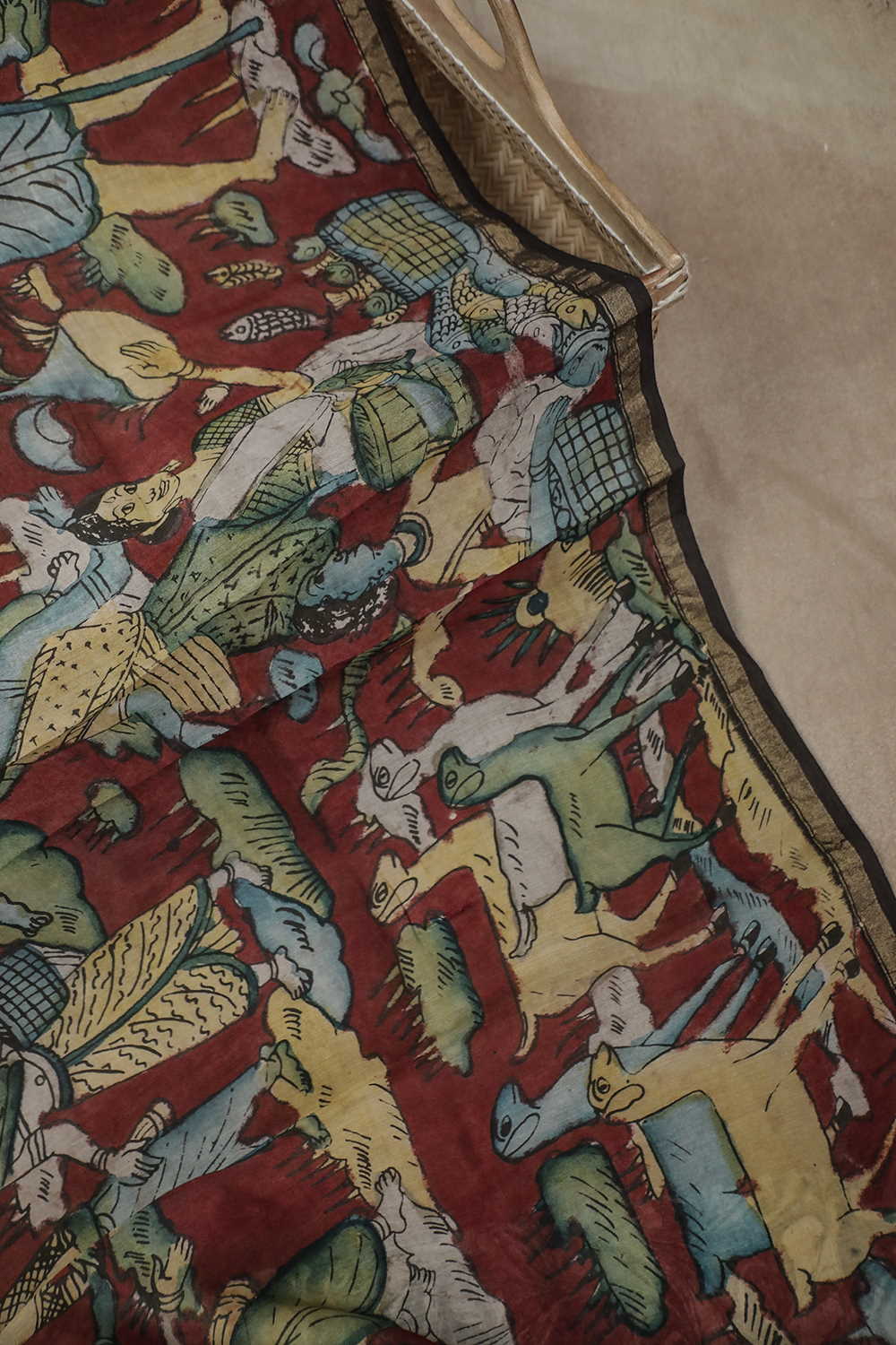 Painted Kalamkari Fabrics- Matkatus