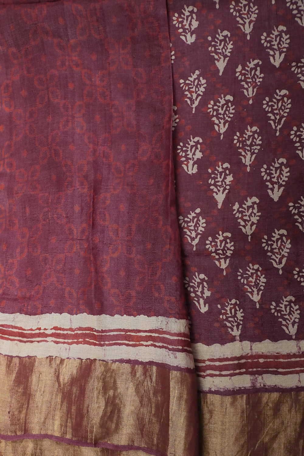 Tussar Silk Saree-Matkatus 