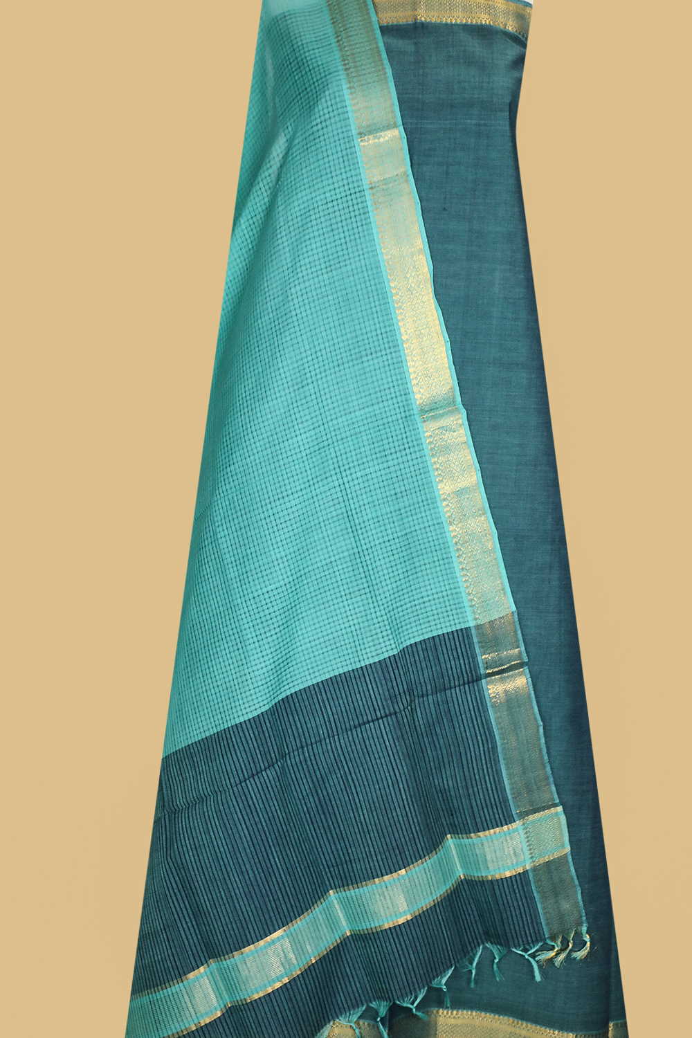 Shade of Green Mangalagiri Cotton Suit