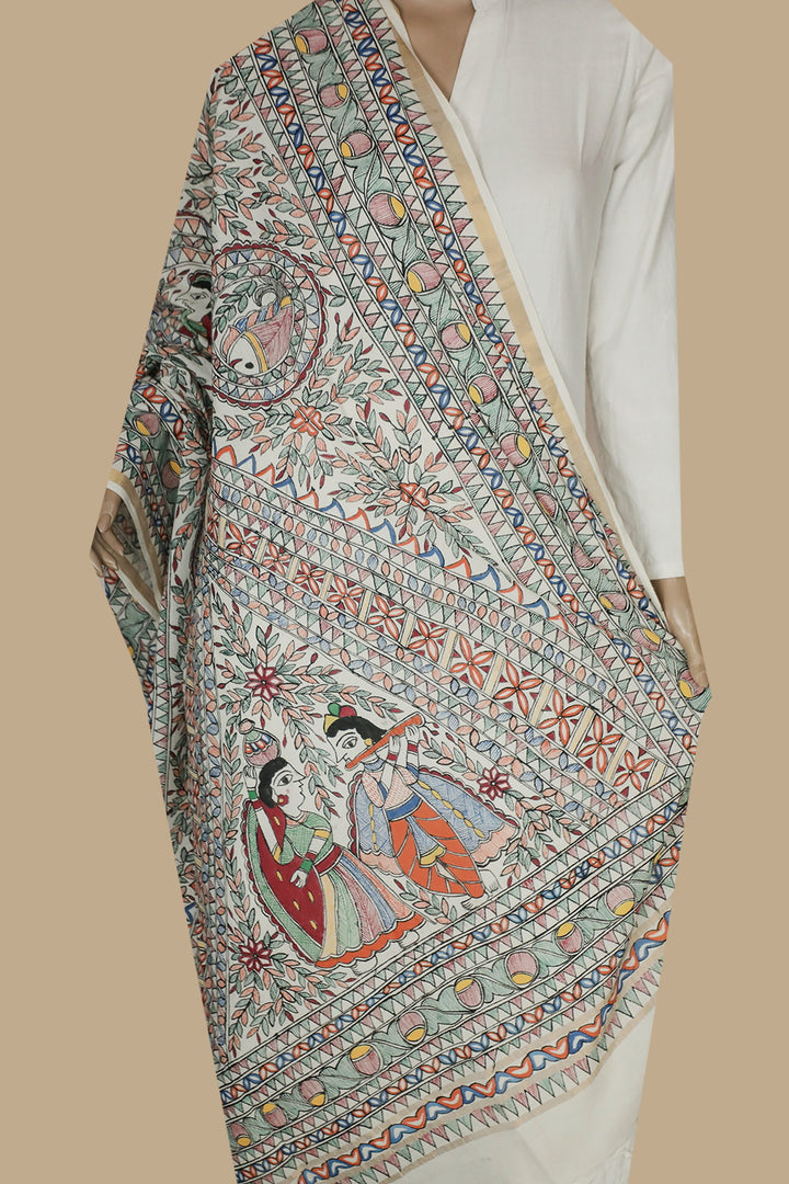 Madubani Dupatta - Matkatus