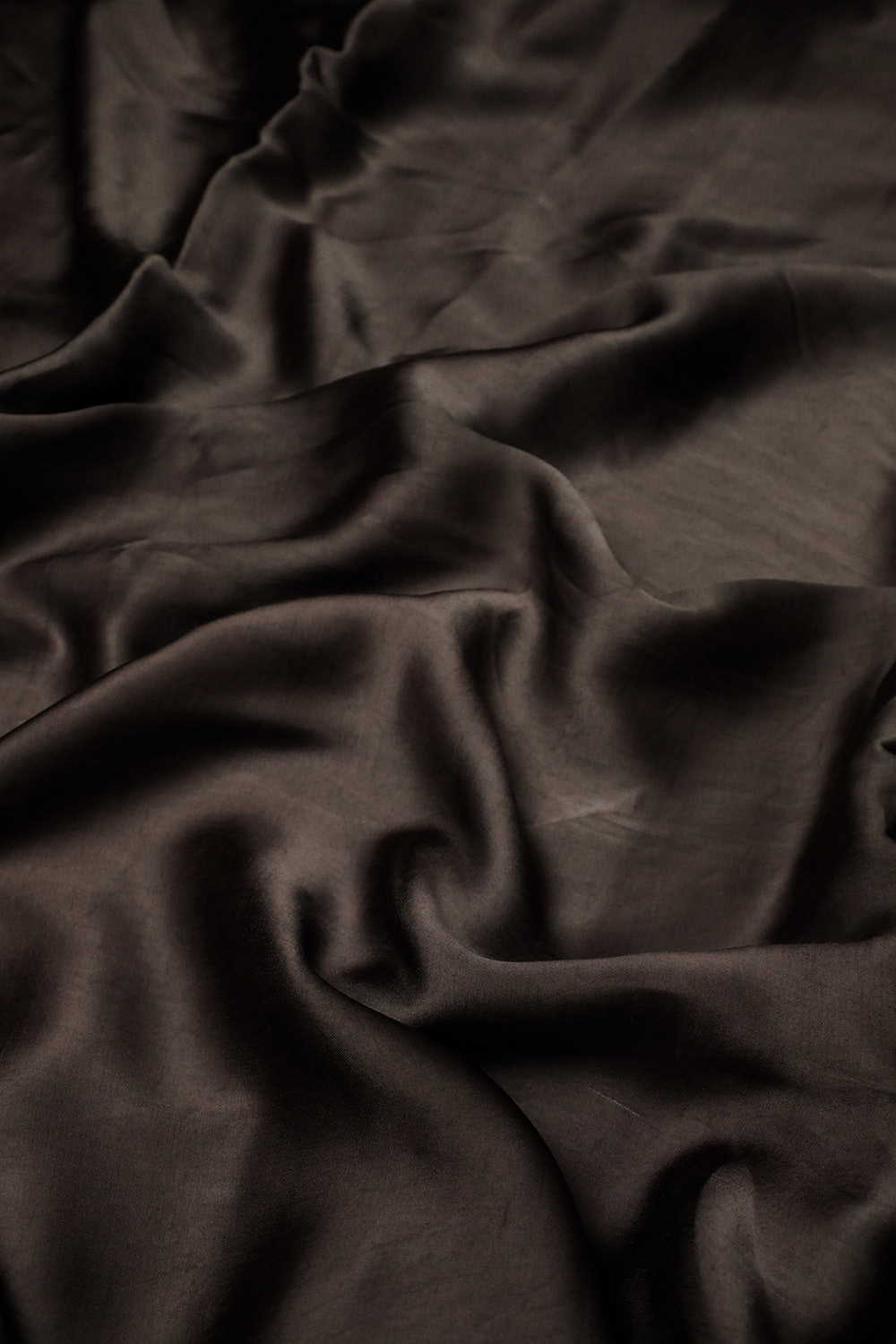 Brown Plain Modal Silk Fabrics Modal Silk Fabric