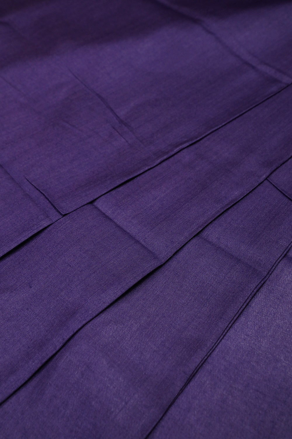 Plain Violet Handwoven Tussar Fabric - 2m