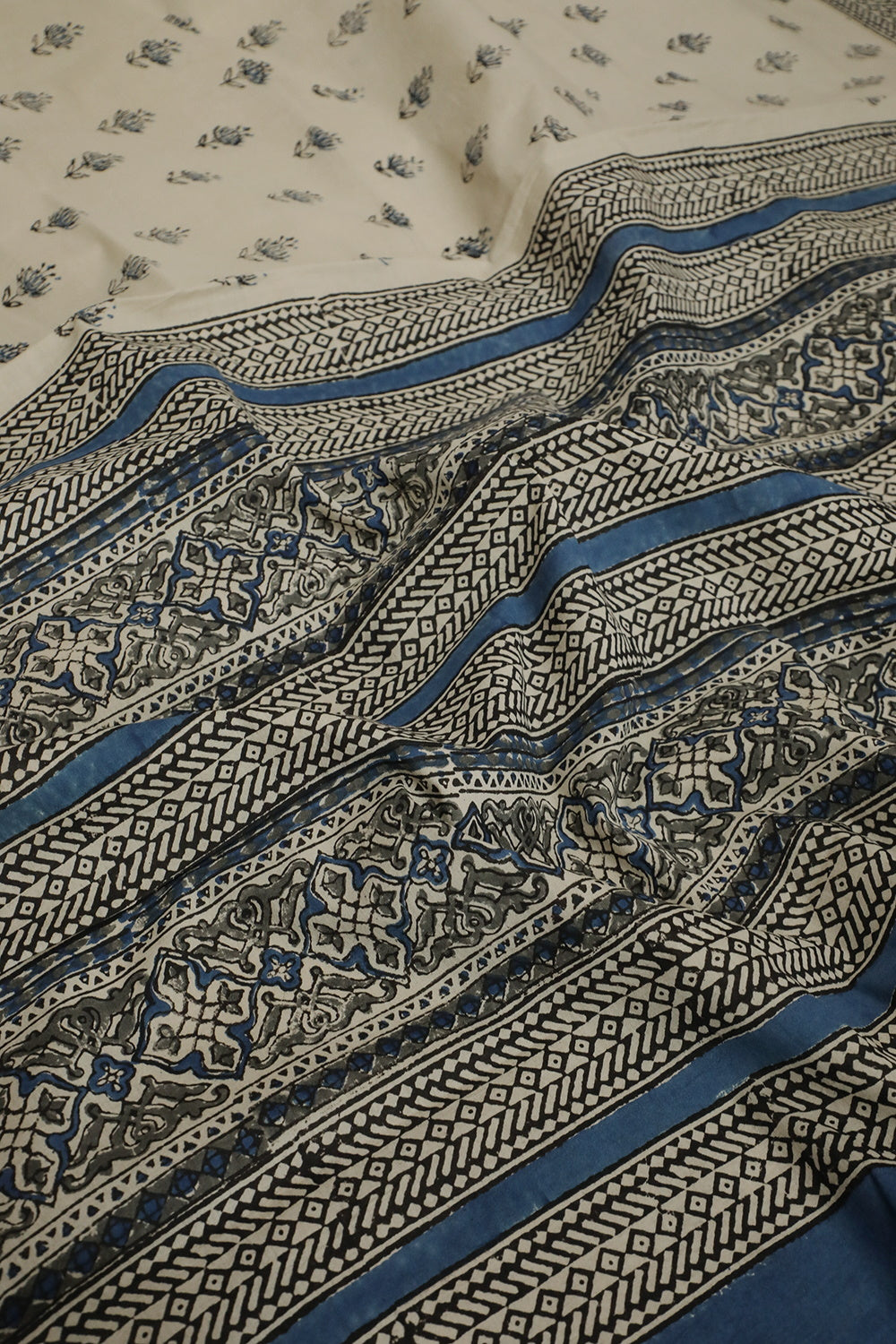 Block Printed Saree - Matkatus 