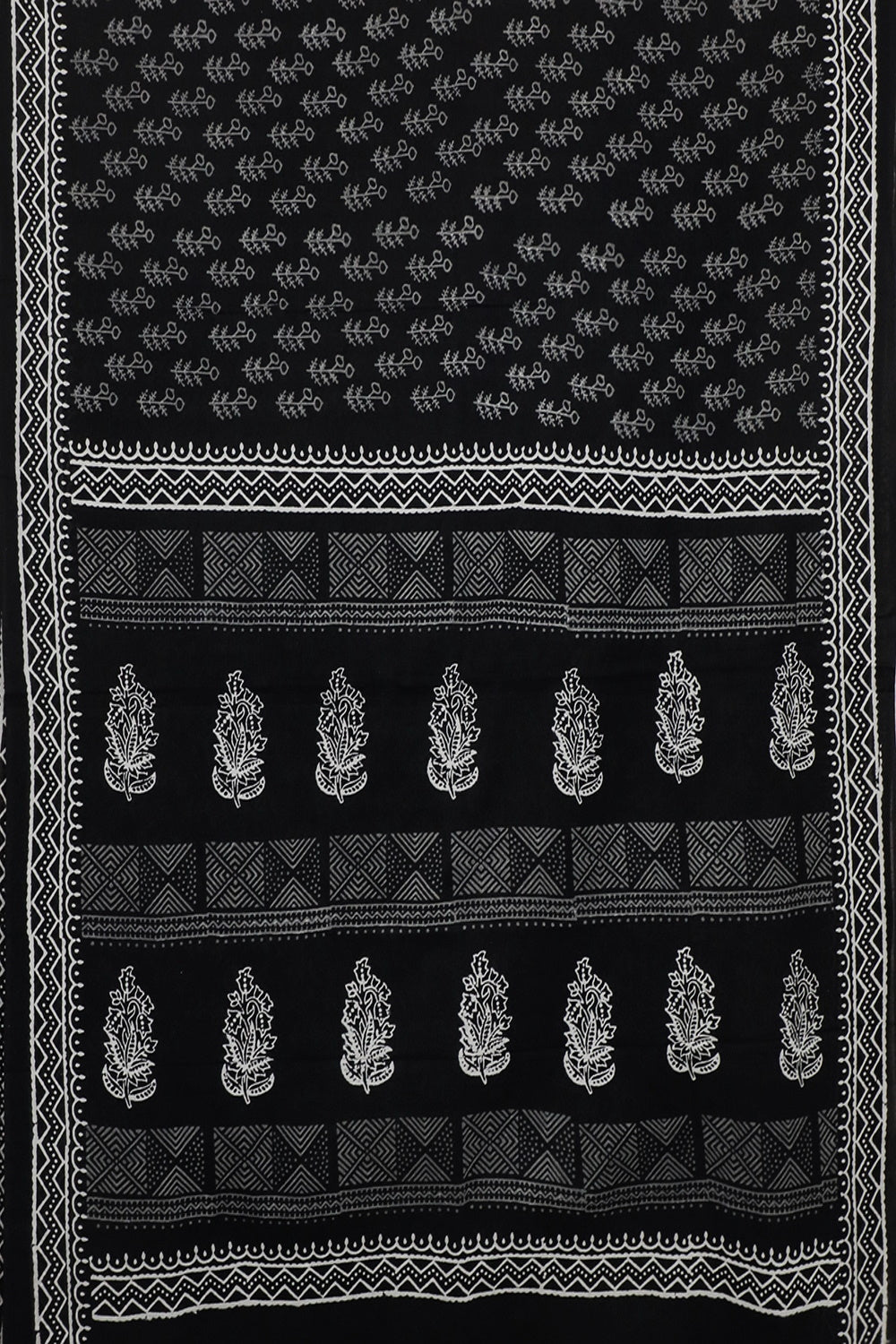 Block Printed Saree - Matkatus 