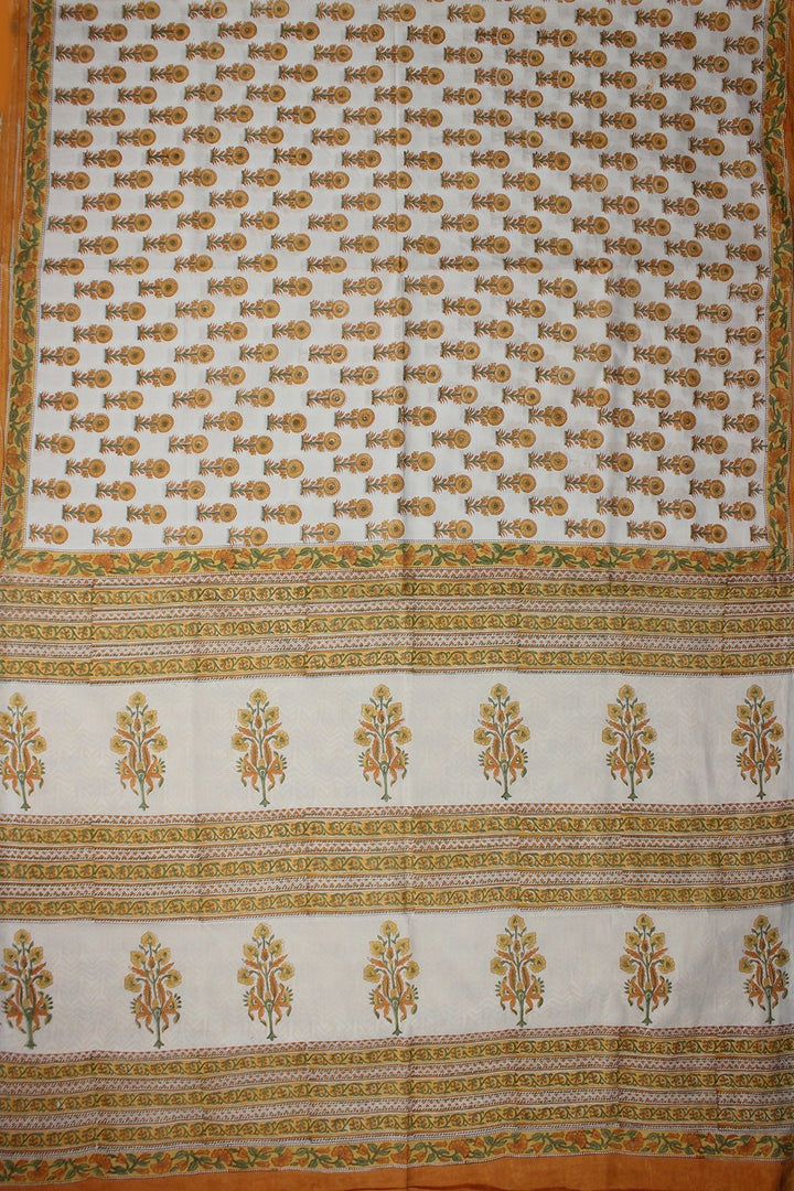 Block Printed Saree - Matkatus
